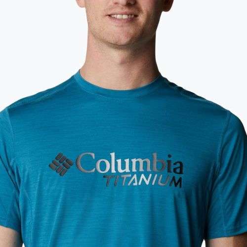 Columbia Titan Pass Graphic Tee 400 albastru 1991471