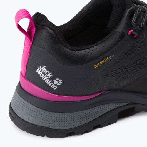 Cizme de trekking pentru femei Jack Wolfskin Force Striker Texapore Low negru 4038891_6381_040