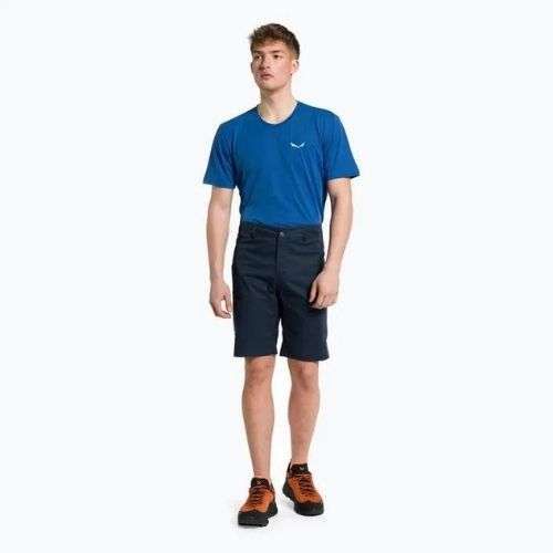 Pantaloni scurți de drumeție pentru bărbați Salewa Lavaredo Hemp Hemp albastru marin 00-0000028033