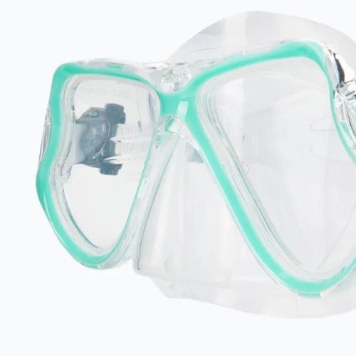 Set de snorkeling AQUASTIC Mască + Tub albastru MSA-01N