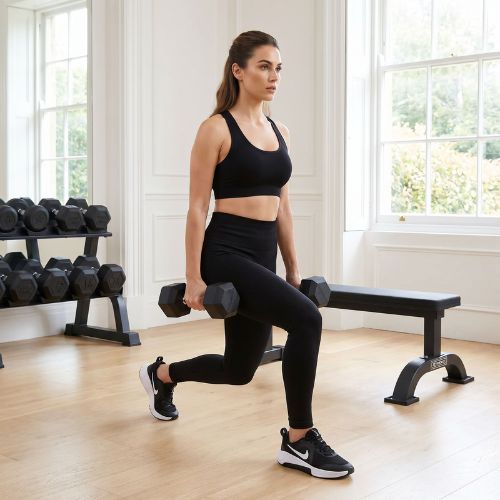Ganteră cauciucată XTREXO Hex HXD150 15 kg