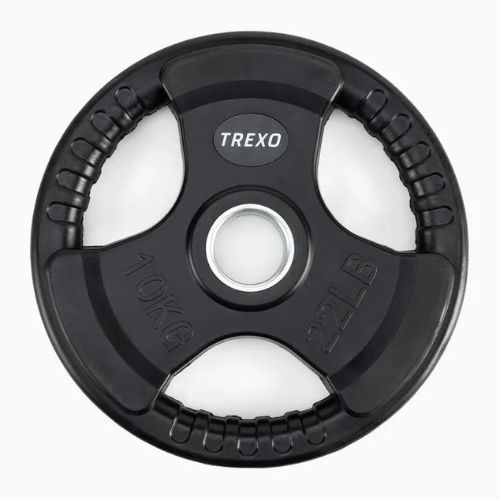 Greutate din fontă cauciucată XTREXO czarne RW10 10 kg