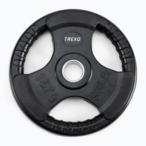 Greutate din fontă cauciucată XTREXO czarne RW15 15 kg