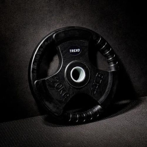 Greutate din fontă cauciucată XTREXO czarne RW20 20 kg