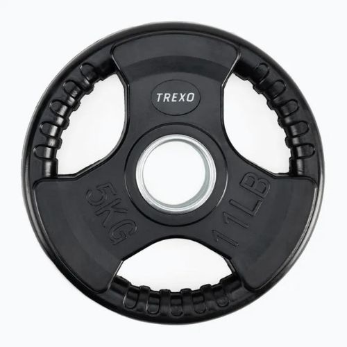Greutate din fontă cauciucată XTREXO czarne RW5 5 kg
