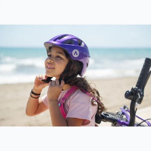 Cască de bicicletă pentru copii  ATTABO K200 violet