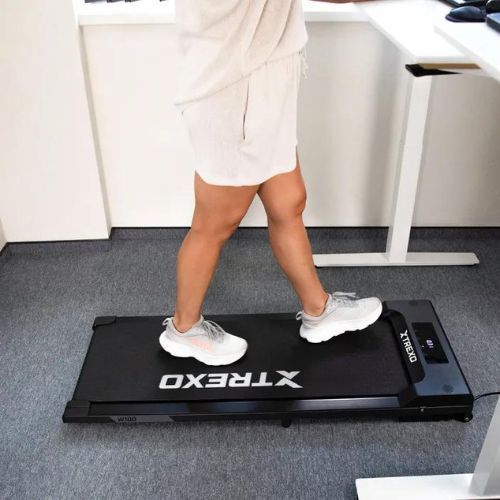 Bandă de alergare electrică XTREXO Walking Pad W100 neagră