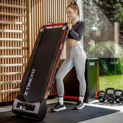 Bandă de alergare electrică XTREXO Walking Pad W150 neagră