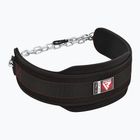 Centură pentru ridicarea greutăților RDX Pro Dipping Belt 2 Layer neagră WDB-T7B