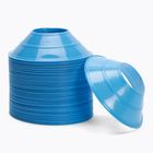 Conuri de antrenament 30 buc. Yakimasport Mini albastre 100617