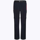 Pantaloni de trekking pentru femei CMP Zip Off 05UG negru/roz 3T51446/05UG/D34