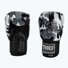 Top King Muay Thai Muay Thai Muay Thai Empower mănuși de box gri TKBGEM-03A-GY-10OZ