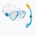 Set de snorkeling pentru copii AQUASTIC Mască + Tub albastru MSK-01N