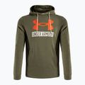Tricou de antrenament pentru bărbați Under Armour Rival Terry cu logo verde 1370390-361