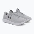 Under Armour Charged Pursuit 3 gri, pantofi de alergare pentru femei 3024889 4