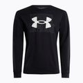 Tricou de antrenament pentru bărbați Under Armour Rival Terry Logo Crew negru 1370391-001