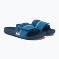 Șlapi pentru bărbați Quiksilver Rivi Slide Adjust blue/blue/green 4