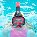 Mască integrală de snorkeling AQUASTIC roșie SMA-01SC 5