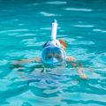 Mască integrală de snorkeling pentru copii AQUASTIC albastră SMK-01N 9