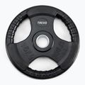 Greutate din fontă cauciucată XTREXO czarne RW15 15 kg 3