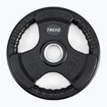 Greutate din fontă cauciucată XTREXO czarne RW10 10 kg 3