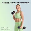 Ganteră cauciucată  XTREXO Hex HXD50 5 kg 2
