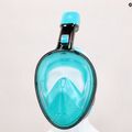 Mască integrală de snorkeling AQUASTIC albastră SMA-01SN 13