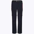 Pantaloni de trekking pentru femei CMP Zip Off 05UG negru/roz 3T51446/05UG/D34