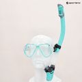Set de snorkeling AQUASTIC Mască + Tub albastru MSA-01N 15