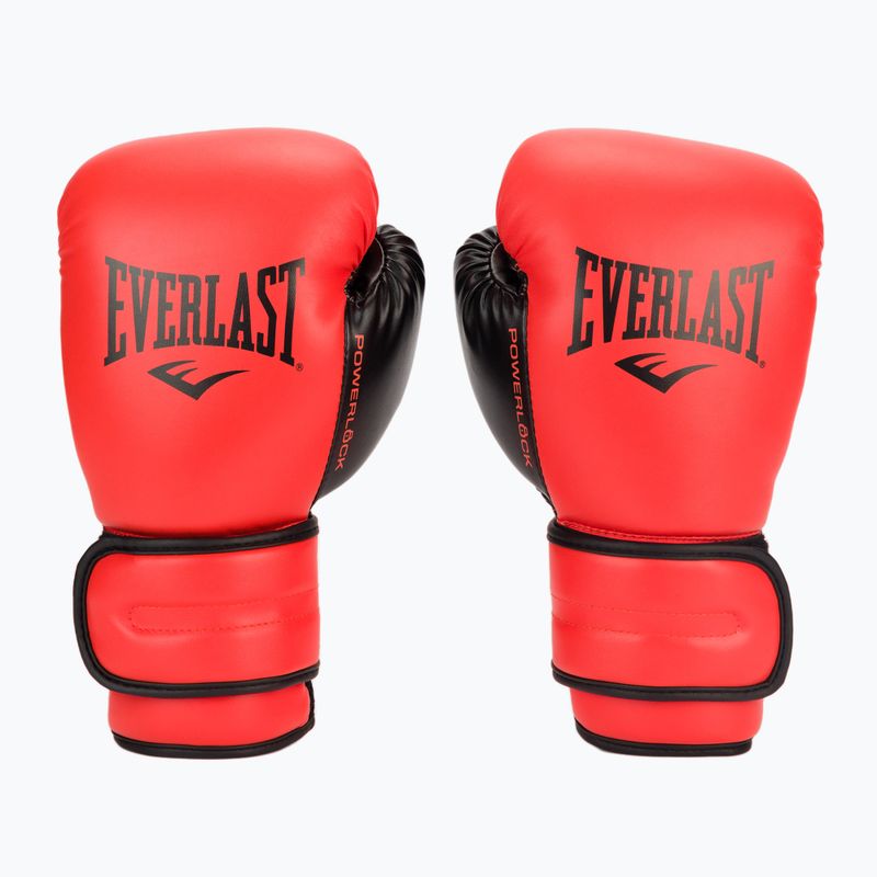 Mănuși de box pentru bărbați EVERLAST Powerlock Pu, roșu, EV2200 RED-10 oz. 2
