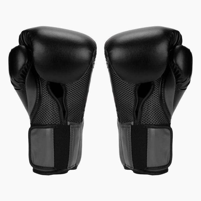 Mănuși de box pentru bărbați EVERLAST Pro Style Elite 5, negru, EV2500 BLK/GRY-10 oz. 3