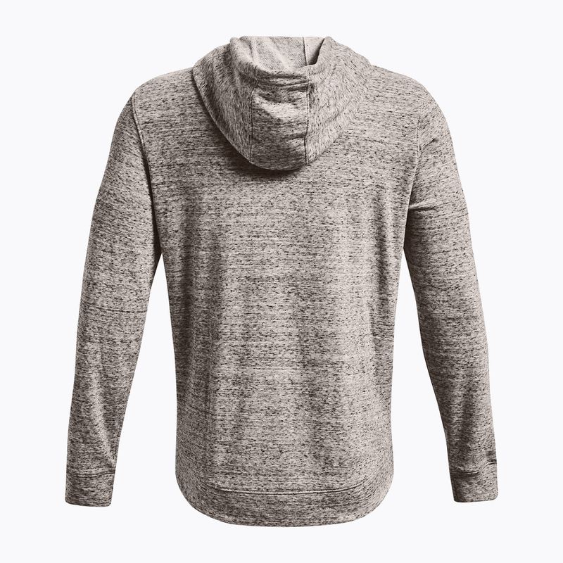 Tricou de antrenament pentru bărbați Under Armour Rival Terry LC gri 1370401-112 6