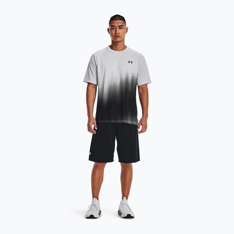 Tricou de antrenament pentru bărbați Under Armour Tech Fade negru-gri 1377053 2