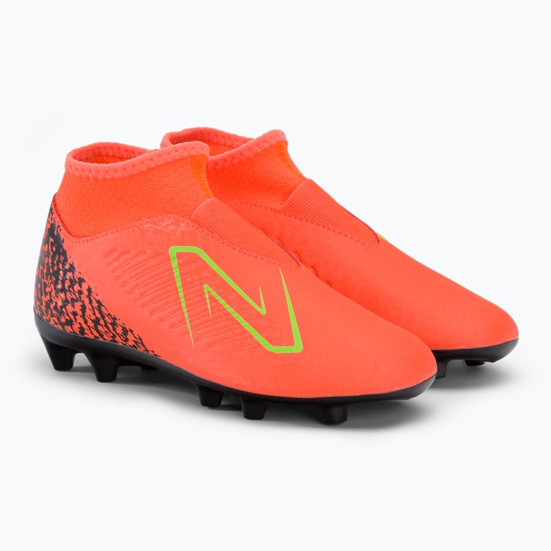 Ghete de fotbal pentru copii New Balance Tekela V4 Magique FG JR neon dragonfly 4