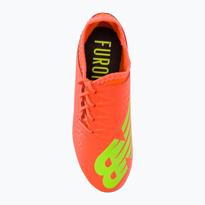 Ghete de fotbal pentru copii New Balance Tekela V4 Magique FG JR neon dragonfly 6