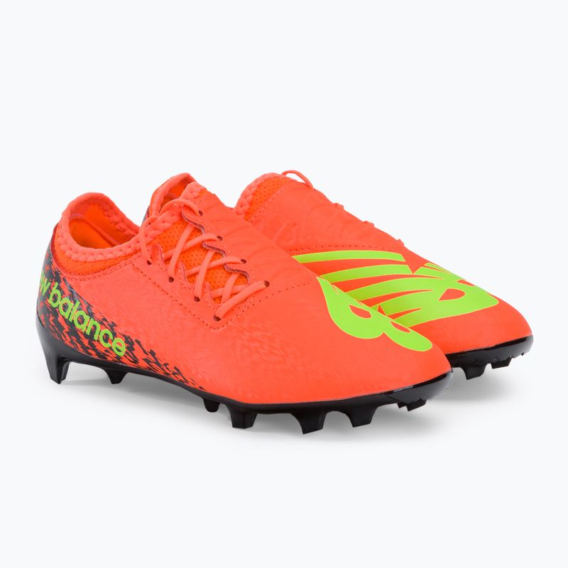Ghete de fotbal pentru copii New Balance Furon V7 Dispatch FG Jr portocaliu SJF3FDF7.M.035 4