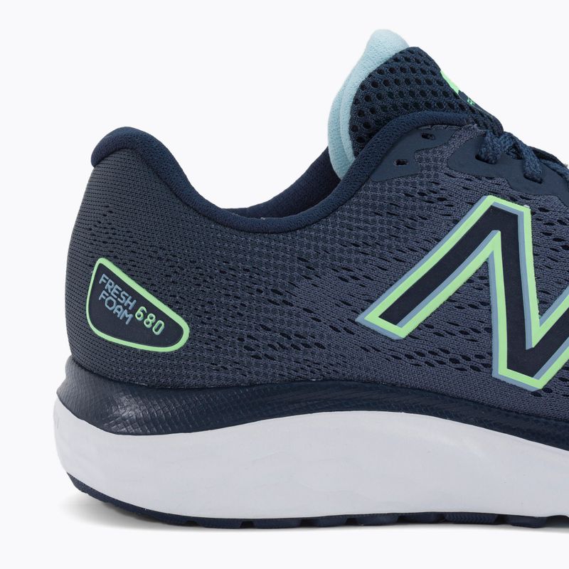 Încălțăminte de alergat pentru femei New Balance W680V7 bleumarin NBM680C 8