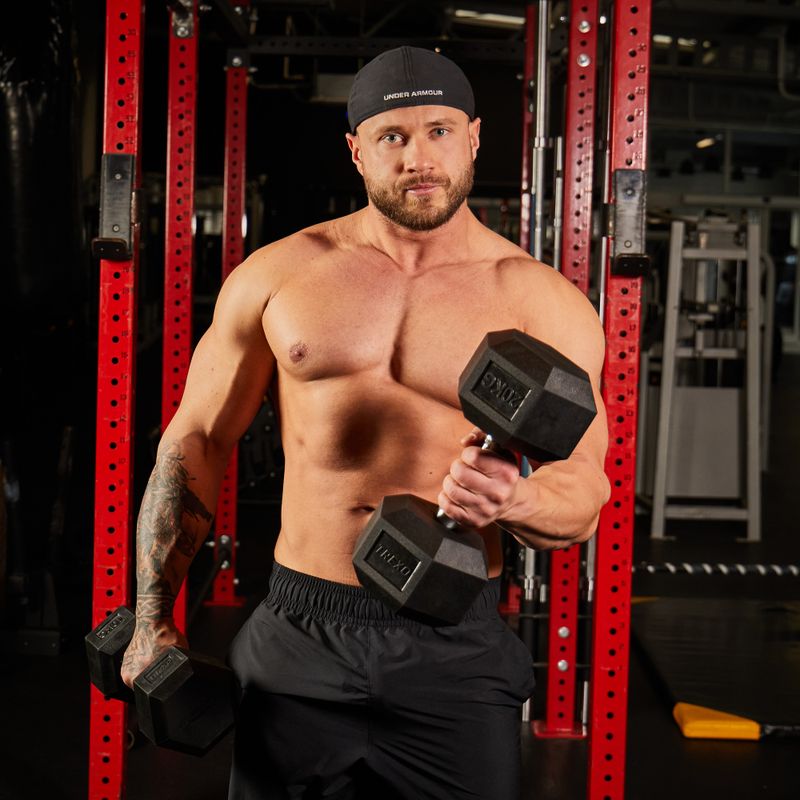 Ganteră cauciucată  XTREXO Hex HXD200 20 kg 11