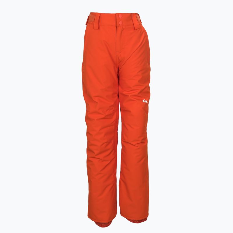 Pantaloni de snowboard pentru copii Quiksilver Estate, portocaliu, EQBTP03033 7