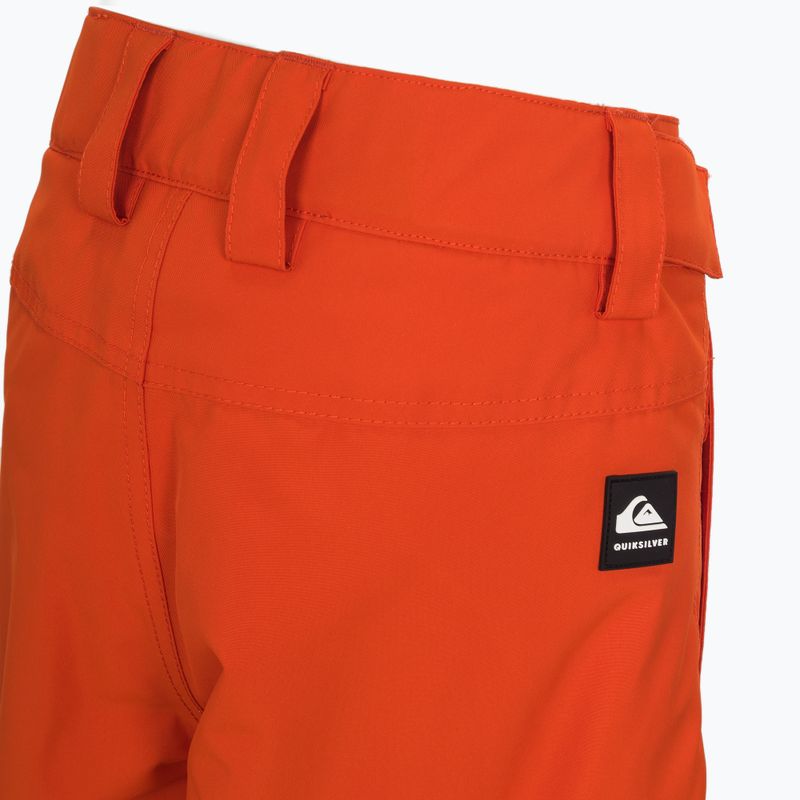 Pantaloni de snowboard pentru copii Quiksilver Estate, portocaliu, EQBTP03033 10