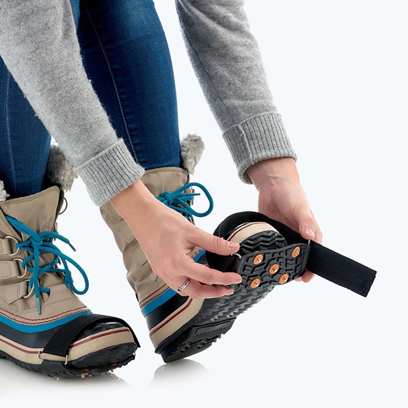 Suprapuneri pentru încălțăminte Sidas Walk 1/2 Traction negre CTRWALKHALF16 5