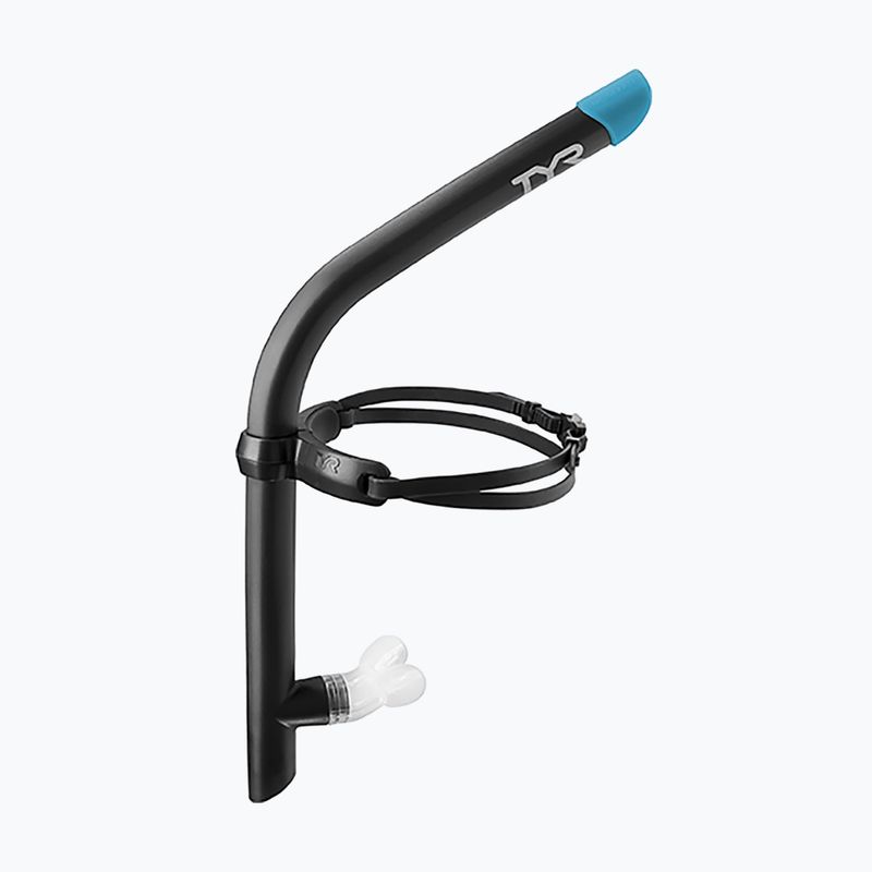 Tub frontal pentru înot TYR Ultralite Snorkel 2.0 negru-albastru LSNRKL_001 4