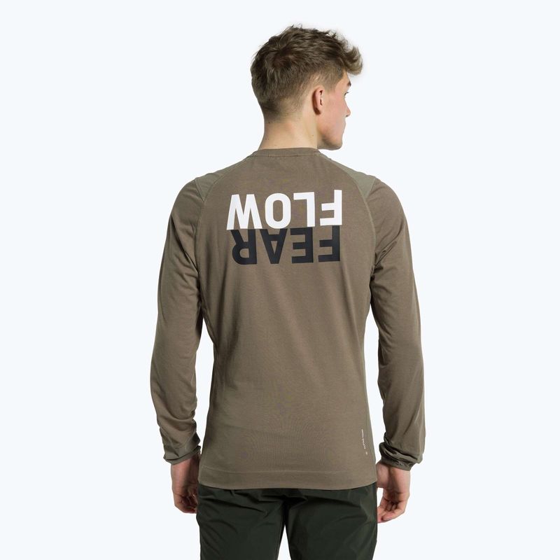 Cămașă de trekking pentru bărbați Salewa Lavaredo Hemp Print maro 00-0000028062 3