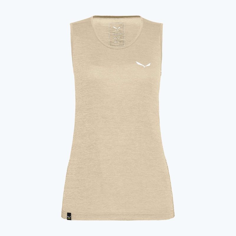 Cămașă de trekking pentru femei Salewa Puez Graphic Dry Tank bej 00-0000027482