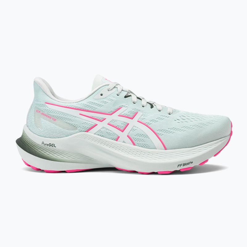 ASICS GT-2000 12 pantofi de alergare pentru femei pur aqua / alb 2