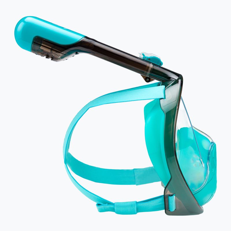 Mască integrală de snorkeling AQUASTIC albastră SMA-01SN 7
