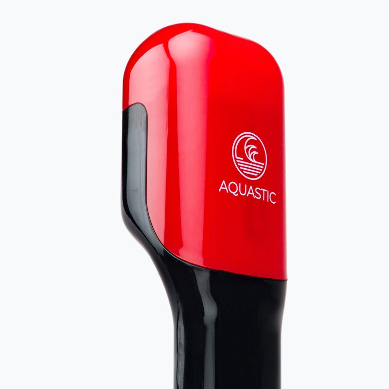 Mască integrală de snorkeling AQUASTIC roșie SMA-01SC 12