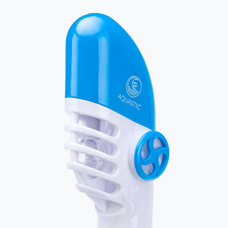 Mască integrală de snorkeling pentru copii AQUASTIC albastră SMK-01N 7