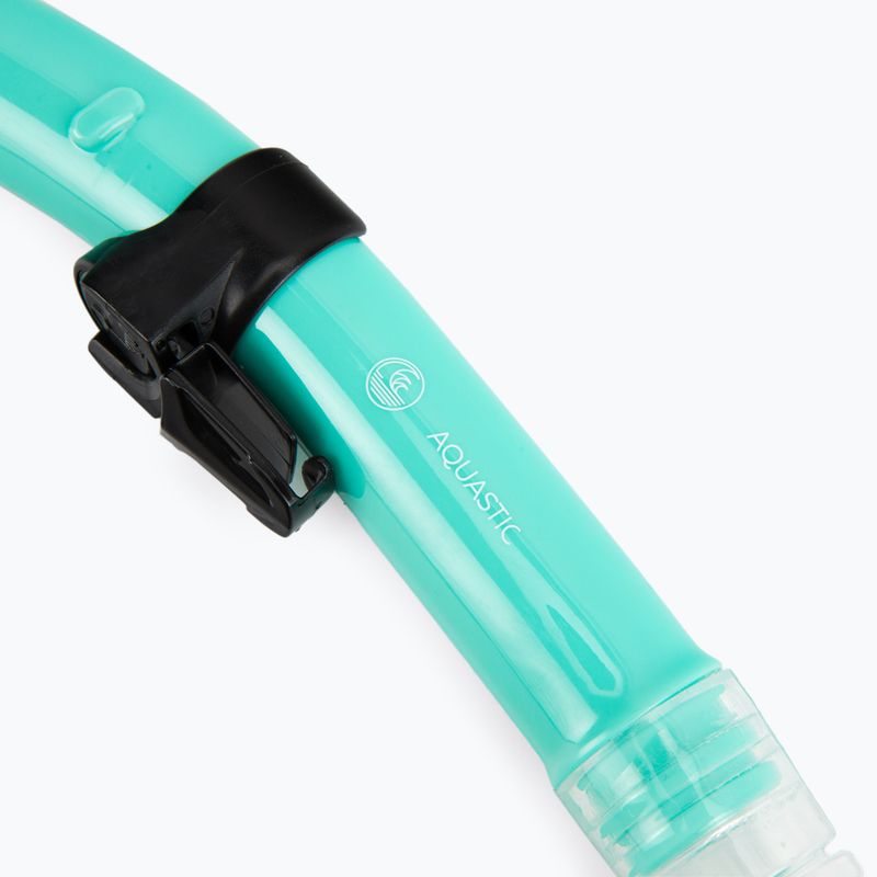 Set de snorkeling AQUASTIC Mască + Tub albastru MSA-01N 10