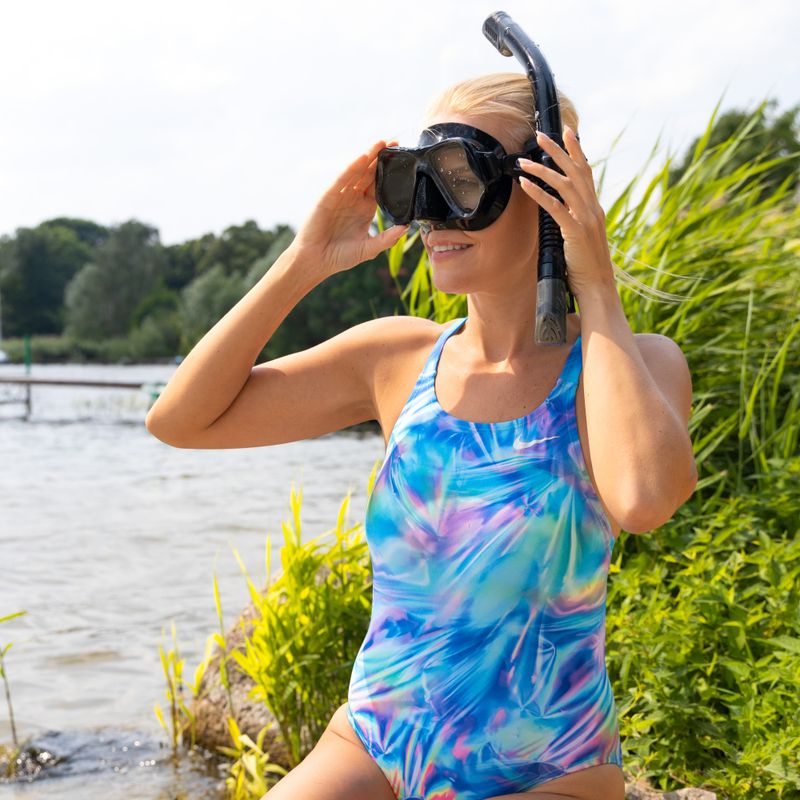 Set de snorkeling AQUASTIC Mască + Tub negru MSA-01C 13